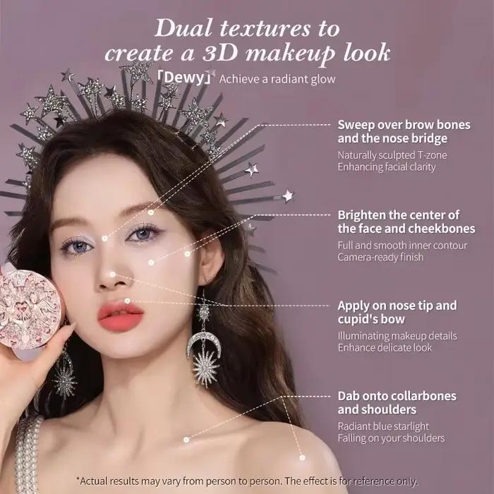 Flower Know – ensemble de maquillage, Collection Little Angel, coffret cadeau, ombre à paupières, Bl