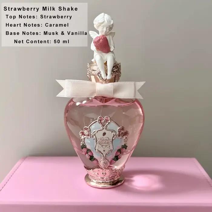 Flower Knows Parfum Strawberry Cupid Fragrance Douce Fraise Milk Shake Eau De Parfum Femme Longue Te