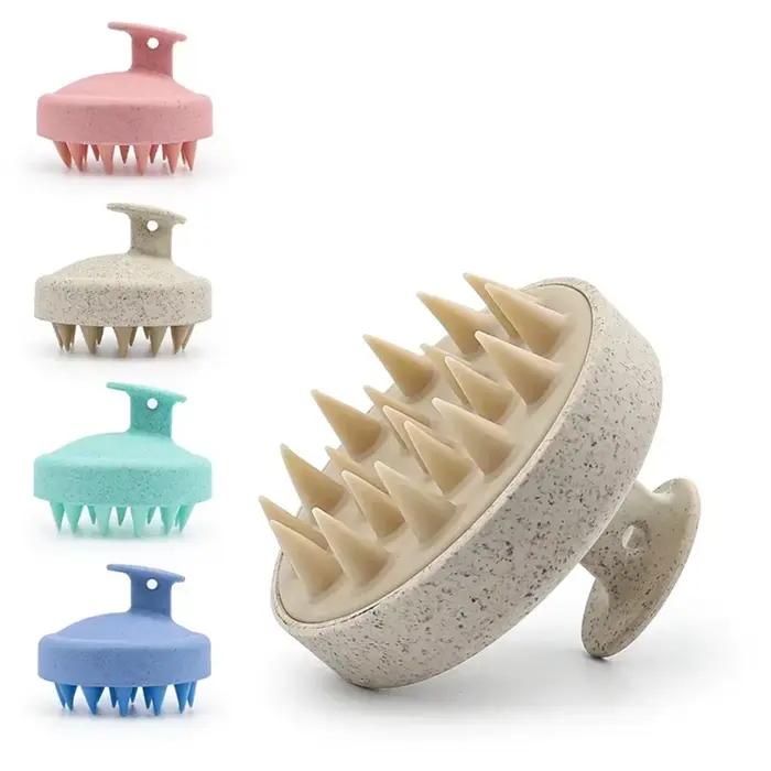 Brosse à shampoing en Silicone, brosse de Massage corporel, bain-douche, outil de Salon de coiffure,