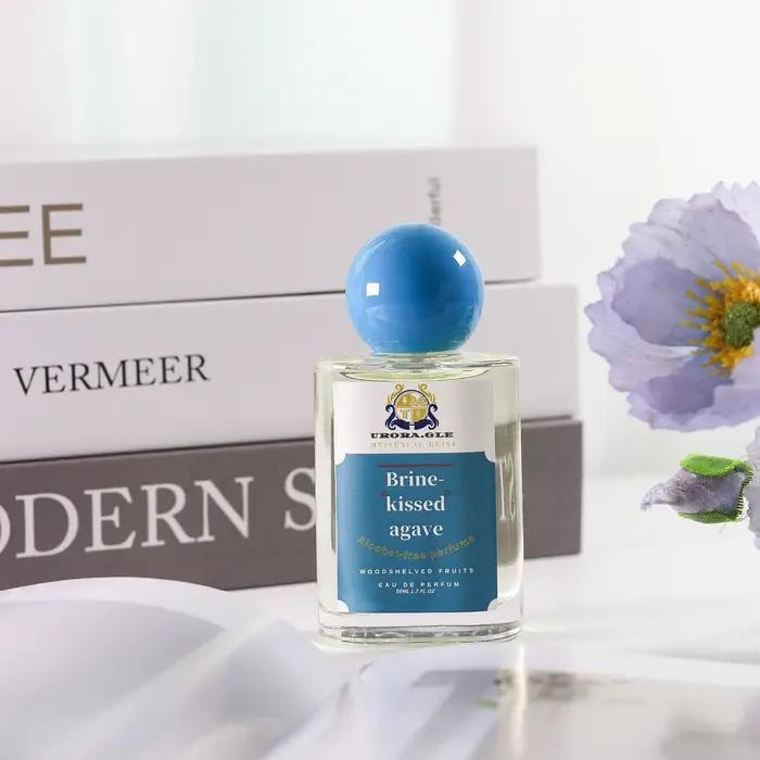 Parfum pour homme sans alcool, senteur d'agrumes frais d'été, 50 ml, format voyage, coffret cadeau d