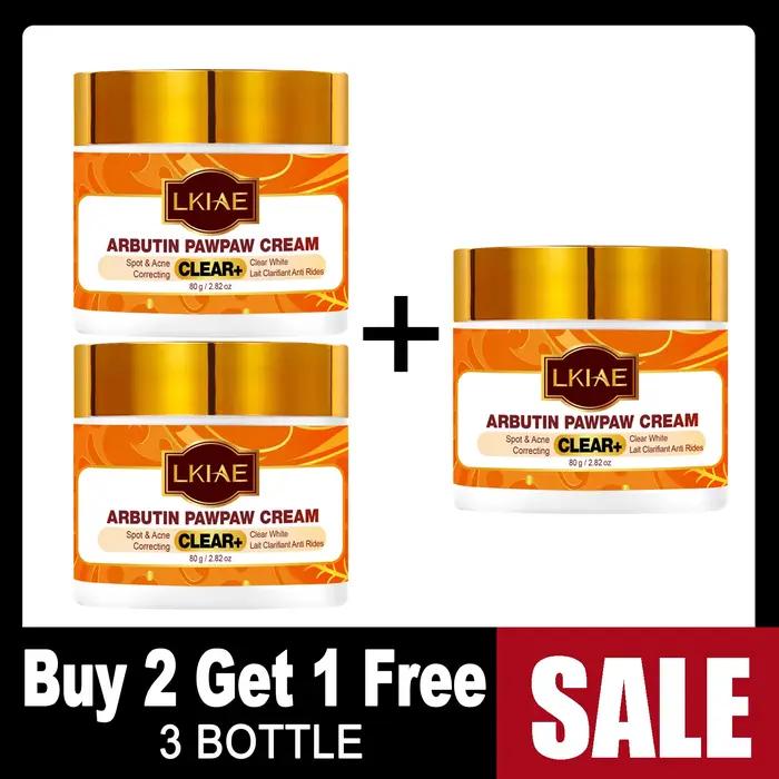 Crème visage LKIAE Arbutin Pawpaw pour femmes, correction des taches noires et de l'acné, éclairciss