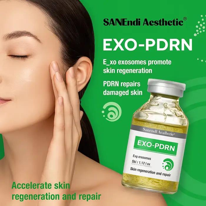 Sérum pour le visage aux cellules de tige EXO-PDRN, 35ML, pour Dermapen Skinbooster, lignes de répar