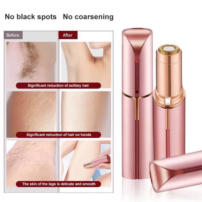 Rasoir de sourcils électrique Mini épilateur de sourcils visage rouge à lèvres forme épilation Porta