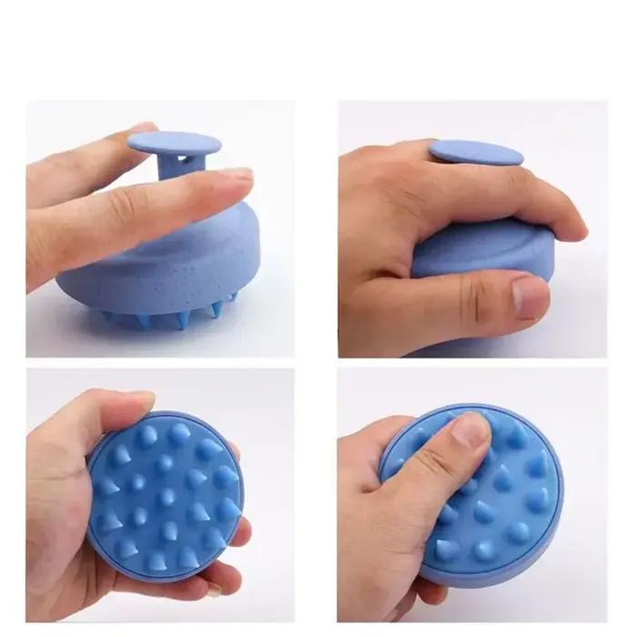 Brosse à shampoing en Silicone, brosse de Massage corporel, bain-douche, outil de Salon de coiffure,