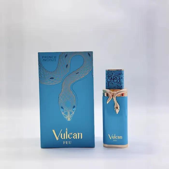 Parfum Vulcan Feu 100ml, fragrance arabe neutre longue durée pour hommes et femmes, best-seller au M