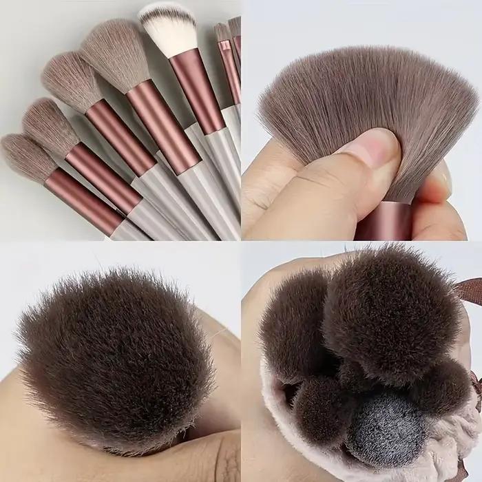 Ensemble de pinceaux de maquillage pour femme, fard à barrage, surligneur, correcteur, fard à joues,