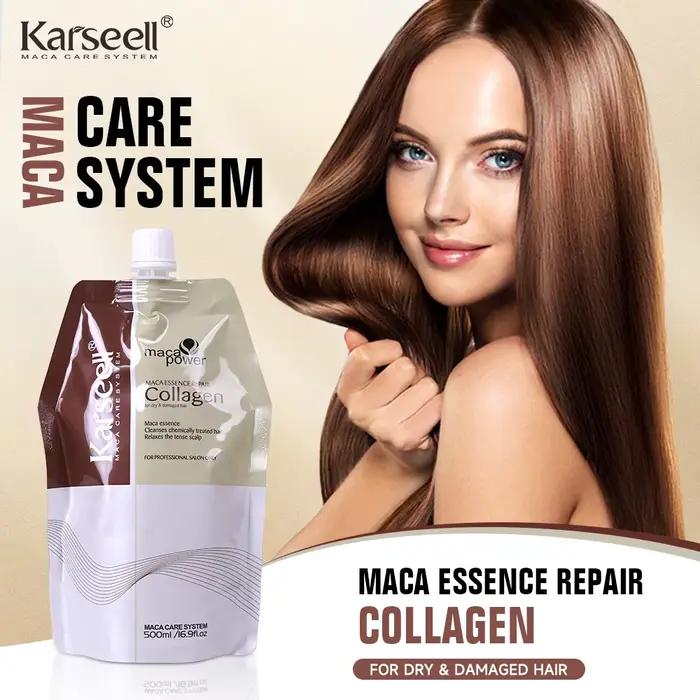 Karseell 500ml masque capillaire à la kératine traitement capillaire au collagène réparations en pro