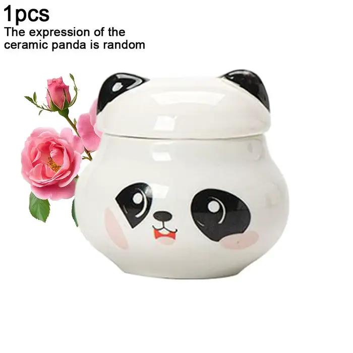 Baume de parfum solide en céramique Panda, parfum floral, stick de parfum, déodorants, arôme corpore