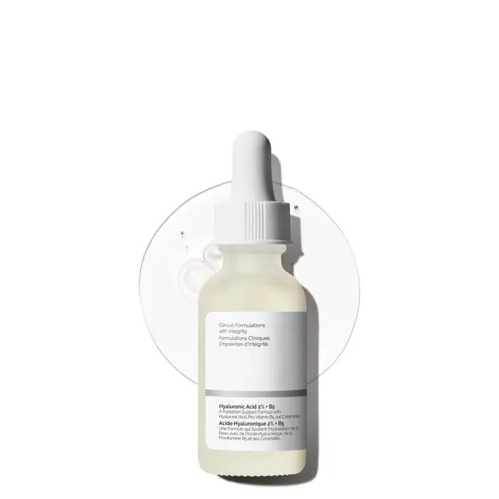 Sérum visage hydratant 30ml Acide Hyaluronique 2% + B5 & Niacinamide 10% + Zinc 1% pour une peau lis