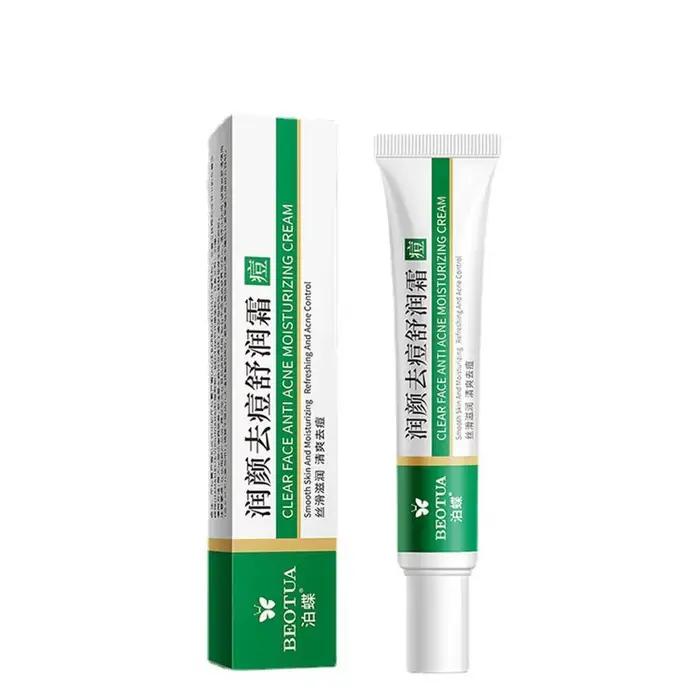 Crème de traitement de l'acné à base de plantes, nettoie, hydrate, répare, contrôle le sébum, resser
