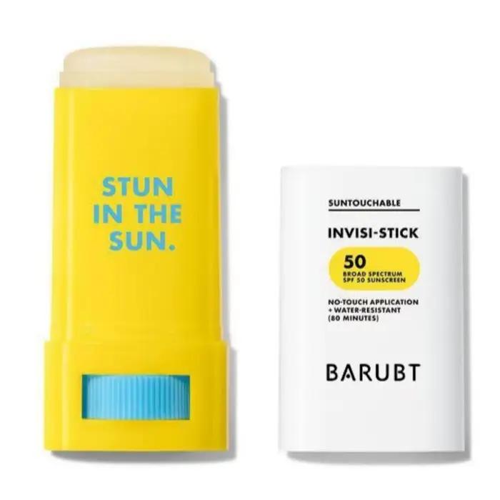 Stick solaire mat SPF50+ imperméable, protection UV, rafraîchissant, non gras, hydratant, bloqueur s