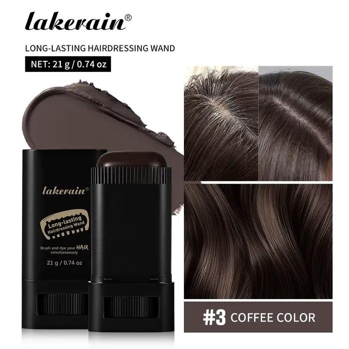 Bâtonnet de coloration capillaire longue durée : Couvre rapidement les cheveux blancs, résistant à l