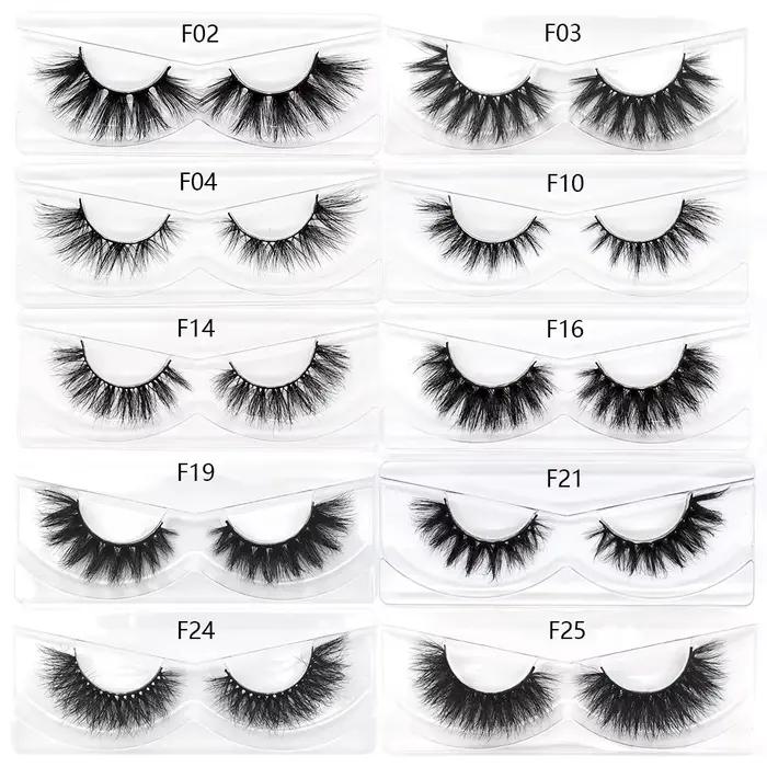 FOXESJI-Faux-cils en Vison Doux et Naturels, Vente en Gros, pour les Affaires