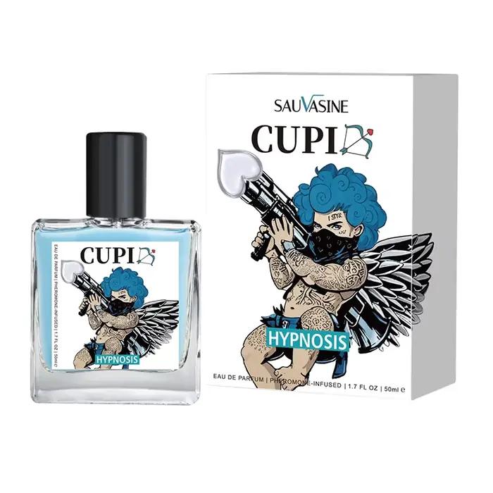 Parfum EDP unisexe, design Cupidon, 50 ml, portable, longue durée, eau de parfum pour hommes et femm