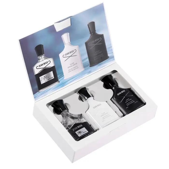 Coffret cadeau de parfum naturel frais pour homme, ensemble de 3 pièces, nouilles au parfum de Colog