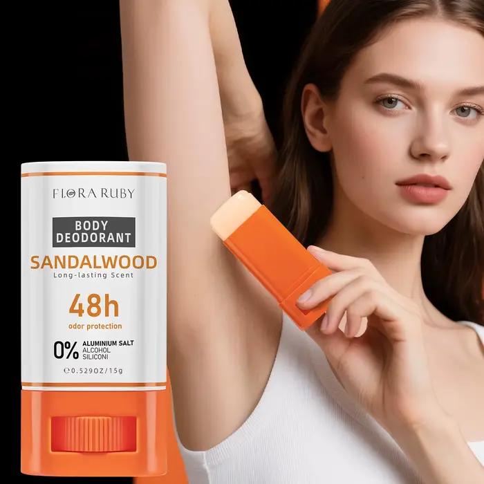6 pièces/ensemble déodorant femmes hommes et parfum solide 48H résistant à la sueur désodorisant