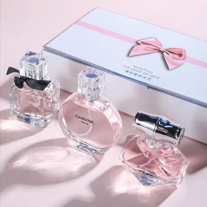 90 ml (30 ml * 3) parfum léger Floral fruité Chypre Notes longue durée femmes ensemble