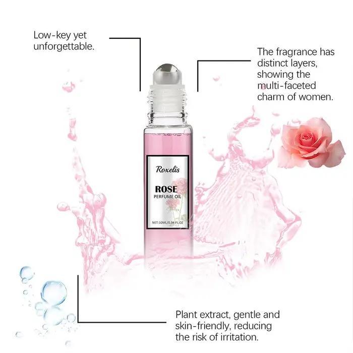 Parfum à bille pour femme 10 ml, phéromone, longue tenue, léger, frais, floral, fruité, charmant, lys, grenade, roll-on, eau de toilette