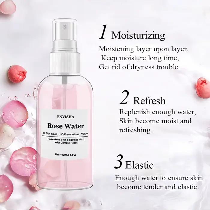 ENVISHA – eau de Rose pour le visage