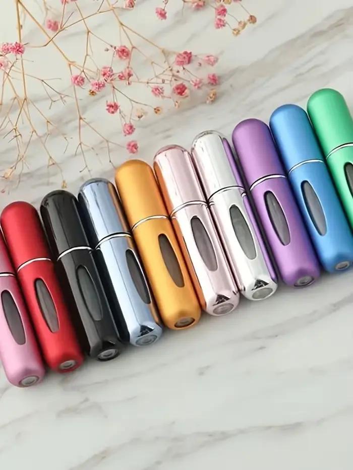 5 bouteilles de parfum rechargeables de 5 ml