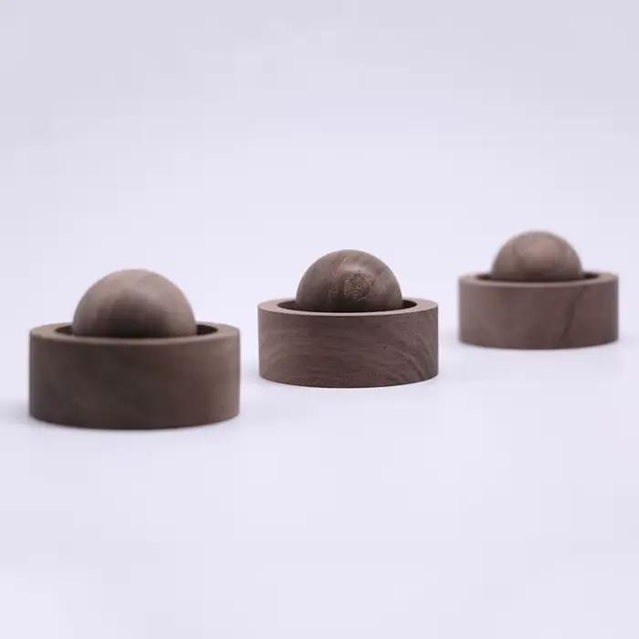 Boule de bois diffuseur d'huile essentielle parfum