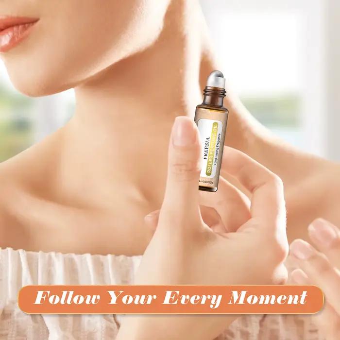 EUQEE 10ML ange noix de coco vanille bonne fille rouleau huiles parfumées pour les femmes facile à transporter