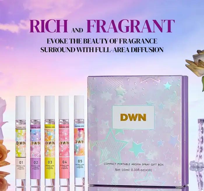Lot de 10 échantillons de parfum classiques sans alcool