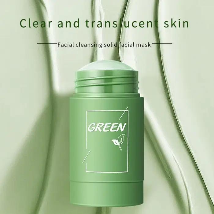 Dissolvant de points noirs au thé vert pour le visage