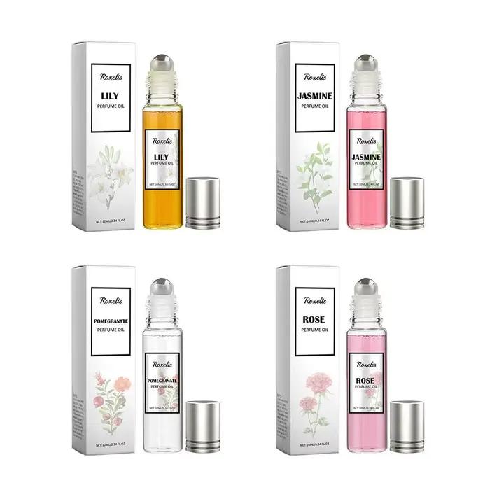 Parfum à bille pour femme 10 ml, phéromone, longue tenue, léger, frais, floral, fruité, charmant, lys, grenade, roll-on, eau de toilette
