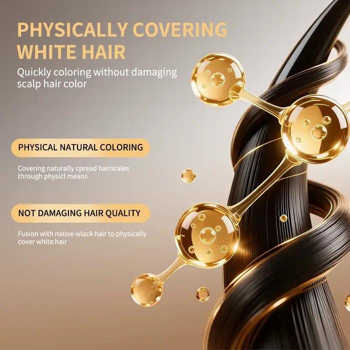 Bâtonnet de coloration capillaire longue durée : Couvre rapidement les cheveux blancs