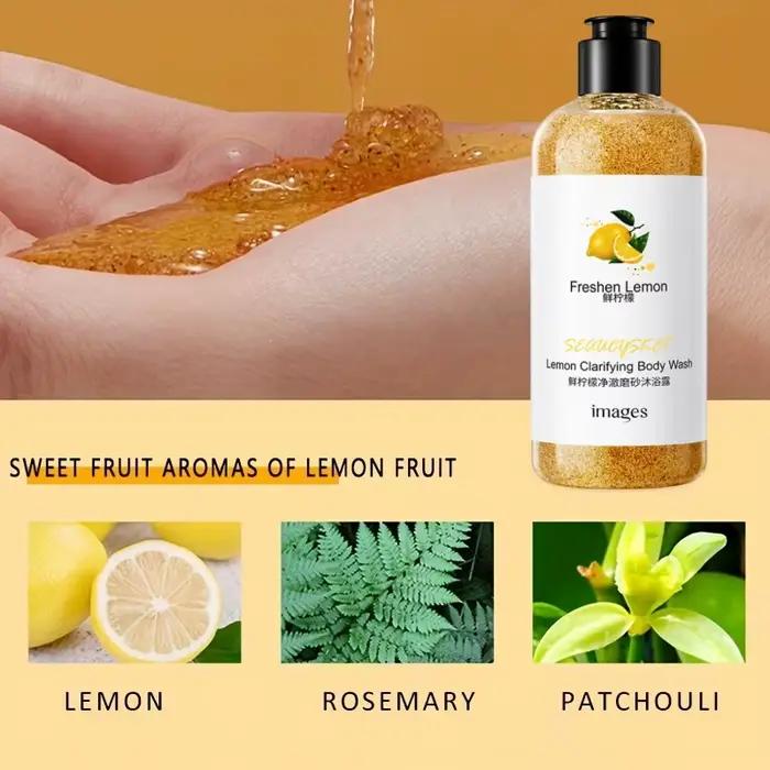 Gel douche exfoliant au citron 300 ml