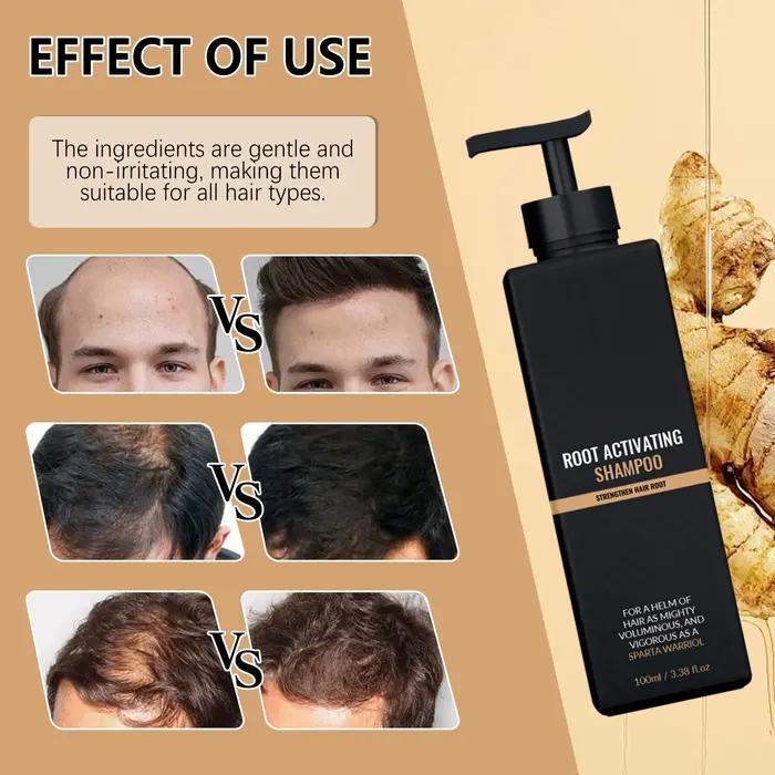 Shampoing activateur des racines de gingembre