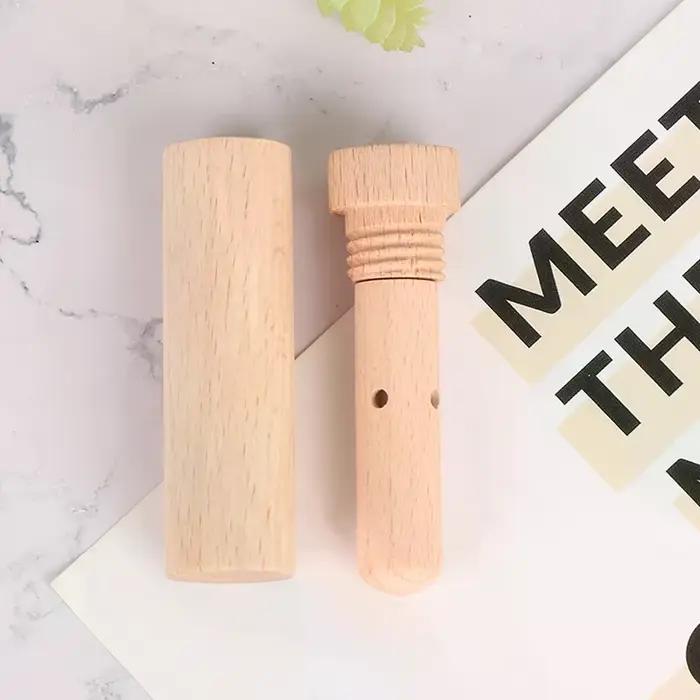 Inhalateur de diffuseur de bois d'arome d'huile essentielle avec l'inhalateur nasal d'aromathérapie de mèches