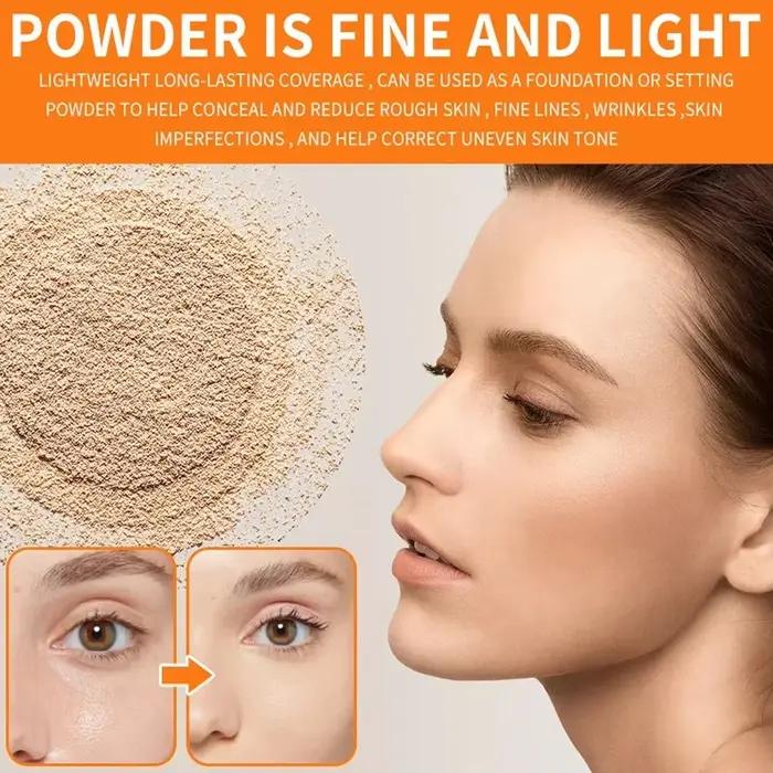 Poudre minérale imperméable pour le visage