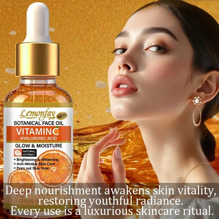 Huile pour le visage botanique à la vitamine C Lemonfay