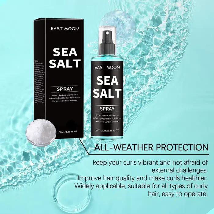 Spray coiffant au sel de mer