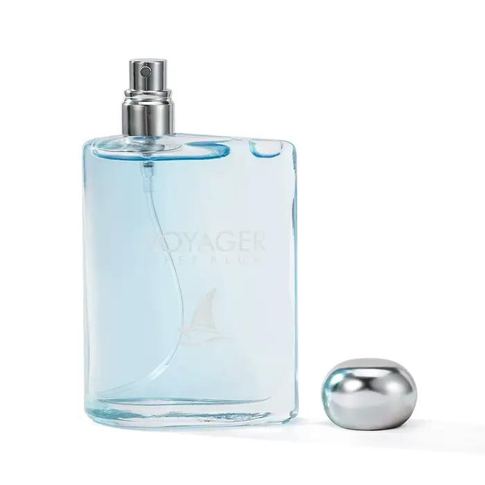 Parfum longue durée Voyager 100ML 3.4FL.OZ pour homme, Eau de Parfum boisée aquatique pour homme, Cologne musquée au cèdre, Spray de parfum pour homme
