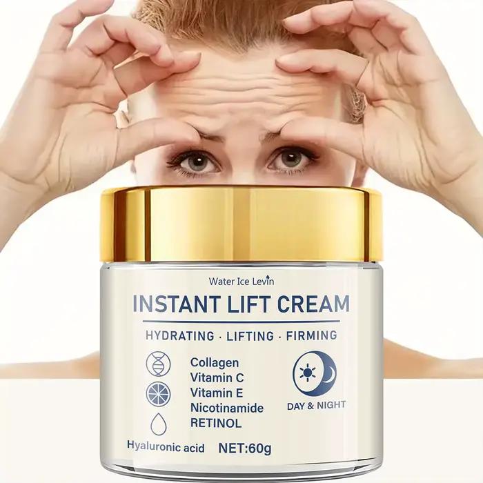 Crème raffermissante et liftante pour le visage - Riche en acide hyaluronique et en rétinol