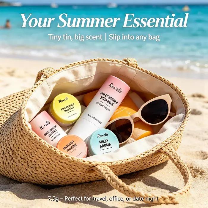 Coffret de baumes solides Sweet Summer – (Citron