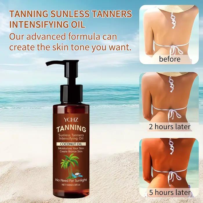 Huile de bronzage à la noix de coco 100 ml