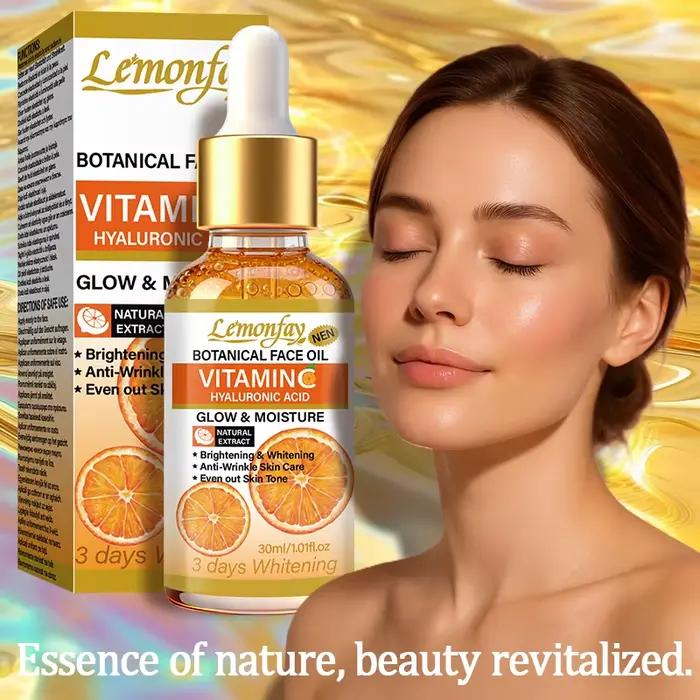 Huile pour le visage botanique à la vitamine C Lemonfay