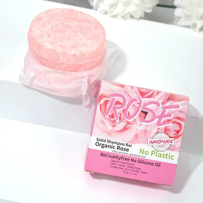 Savon shampoing rose rose