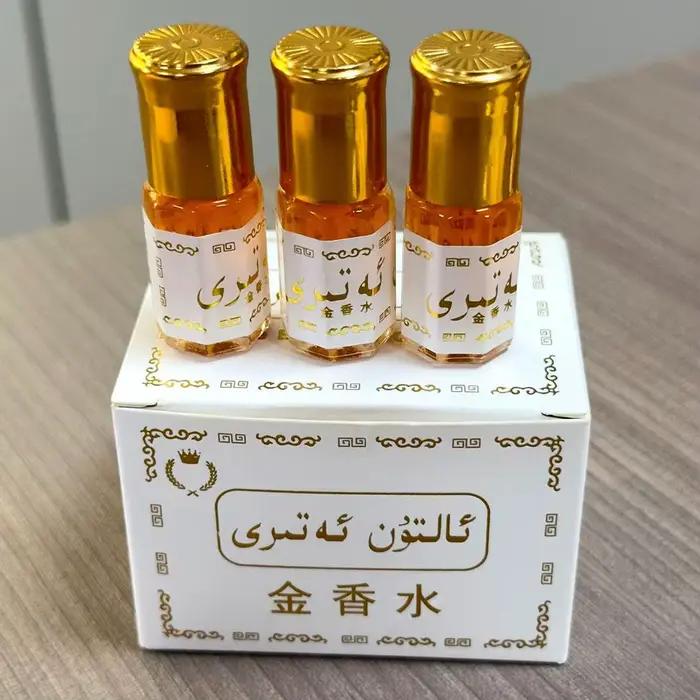 1/3/5 pièces 3ml Parfum Bille Dorée Mini Portable
