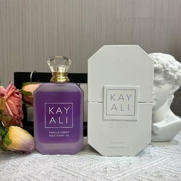 KAYALI 100ml Eau de Parfum Unisexe Longue Durée Vanille Arabe Guimauve Noix de Coco Doux Floral Chaud