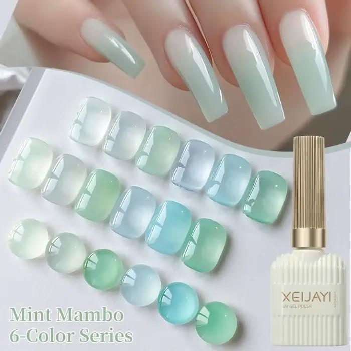Ensemble de vernis à ongles Gel menthe glacée