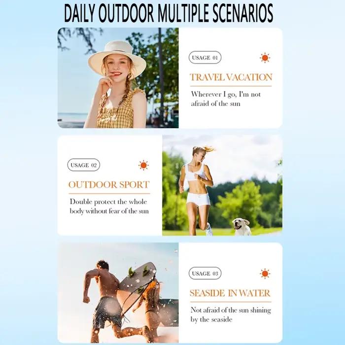 Crème solaire SPF50+ pour le visage et le corps