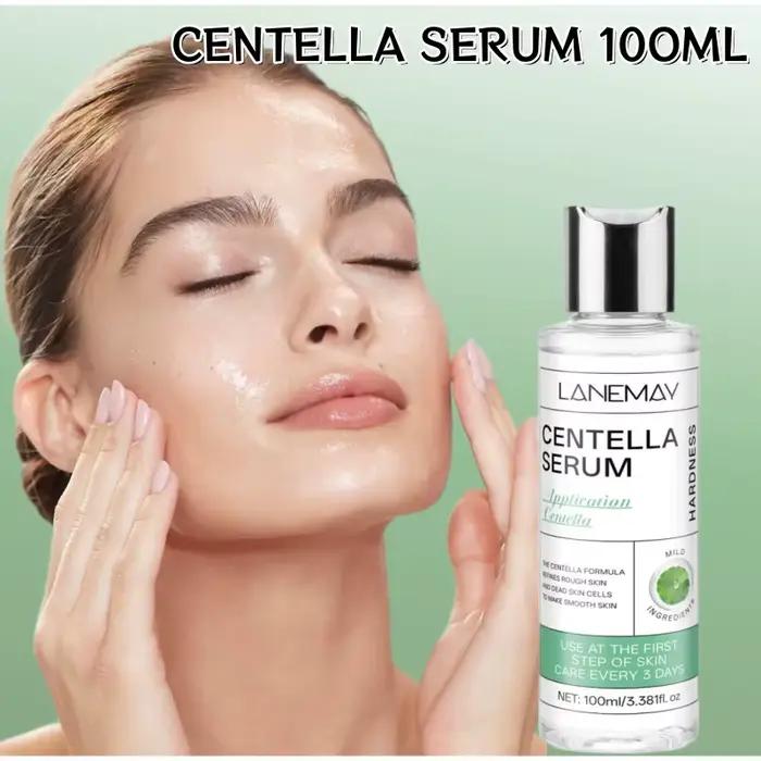 Essence coréenne à la Centella Asiatica 30ml/100ml, Eau d'essence apaisante douce pour peaux délicates, Sérum de soin du visage délicat
