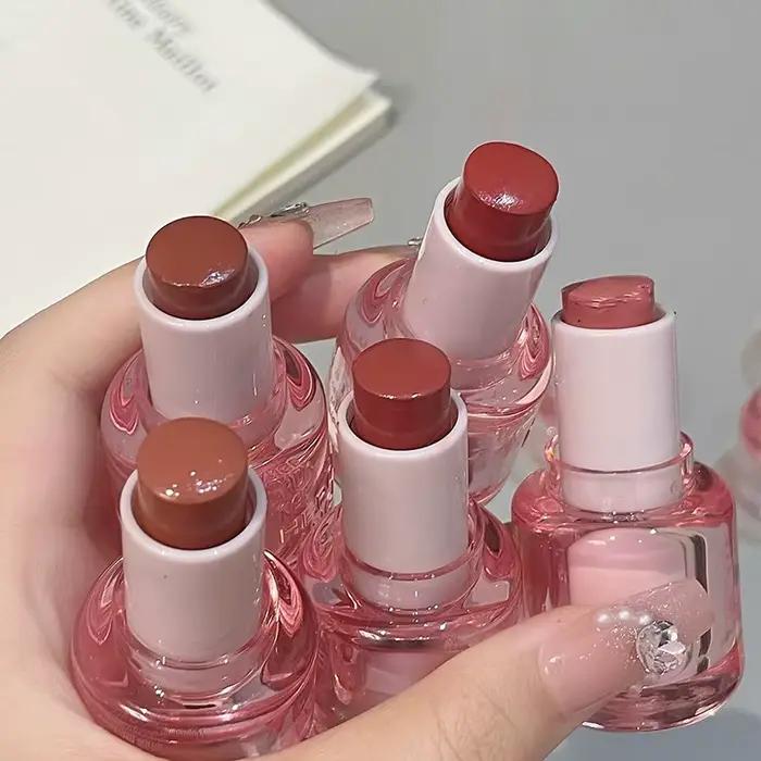 HERORANGE Rouge à lèvres léger à l'eau miroir scintillant clair