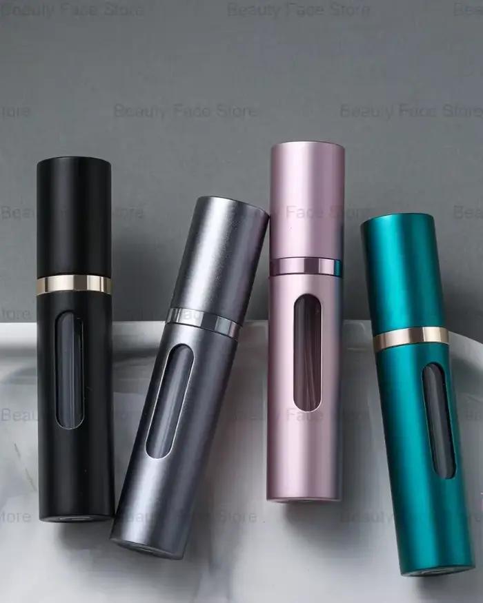 Bouteille rechargeable en verre 5 ml 8 ml avec pompe pour parfum portable et élégant pour femmes occasions spéciales cosmétique rechargeable voyage