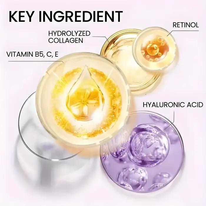 Lifting instantané du visage et crème pour la peau ferme Lifting du visage durable réduit les ridules crème de soin hydratante douce